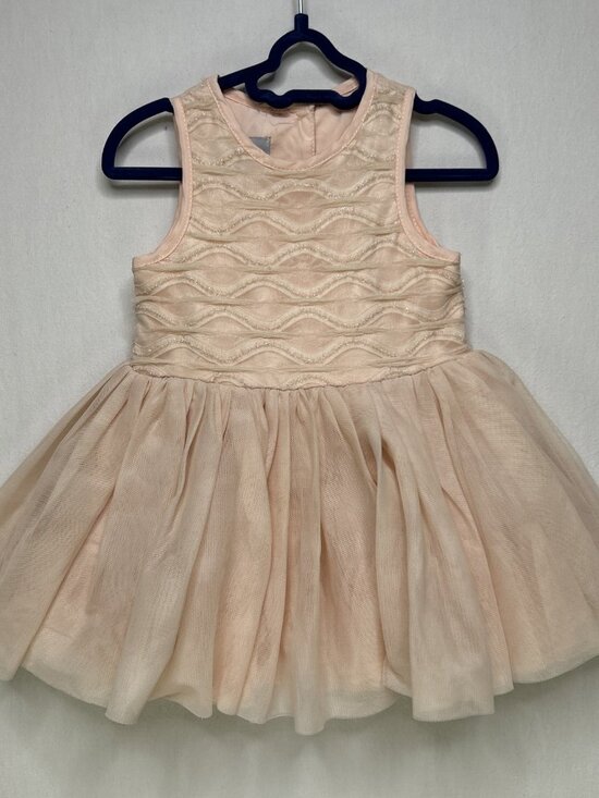 Pippa & Julie 12M Dress Girls Dusty Rose Pink One Year Princess - Picture 1 of 6